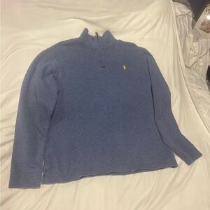 Vintage Old money Ralph  Lauren Quarter Zip Up Sweater  
Size L